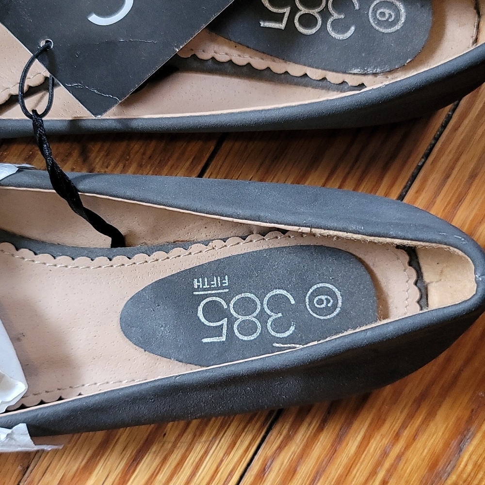 Grey Rhinestone Flats - Picture 3 of 5